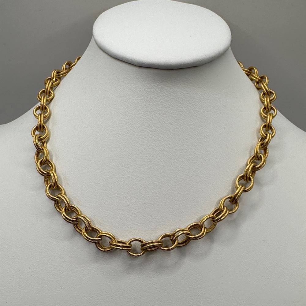 Vintage Sarah Coventry 18” chain link  necklace